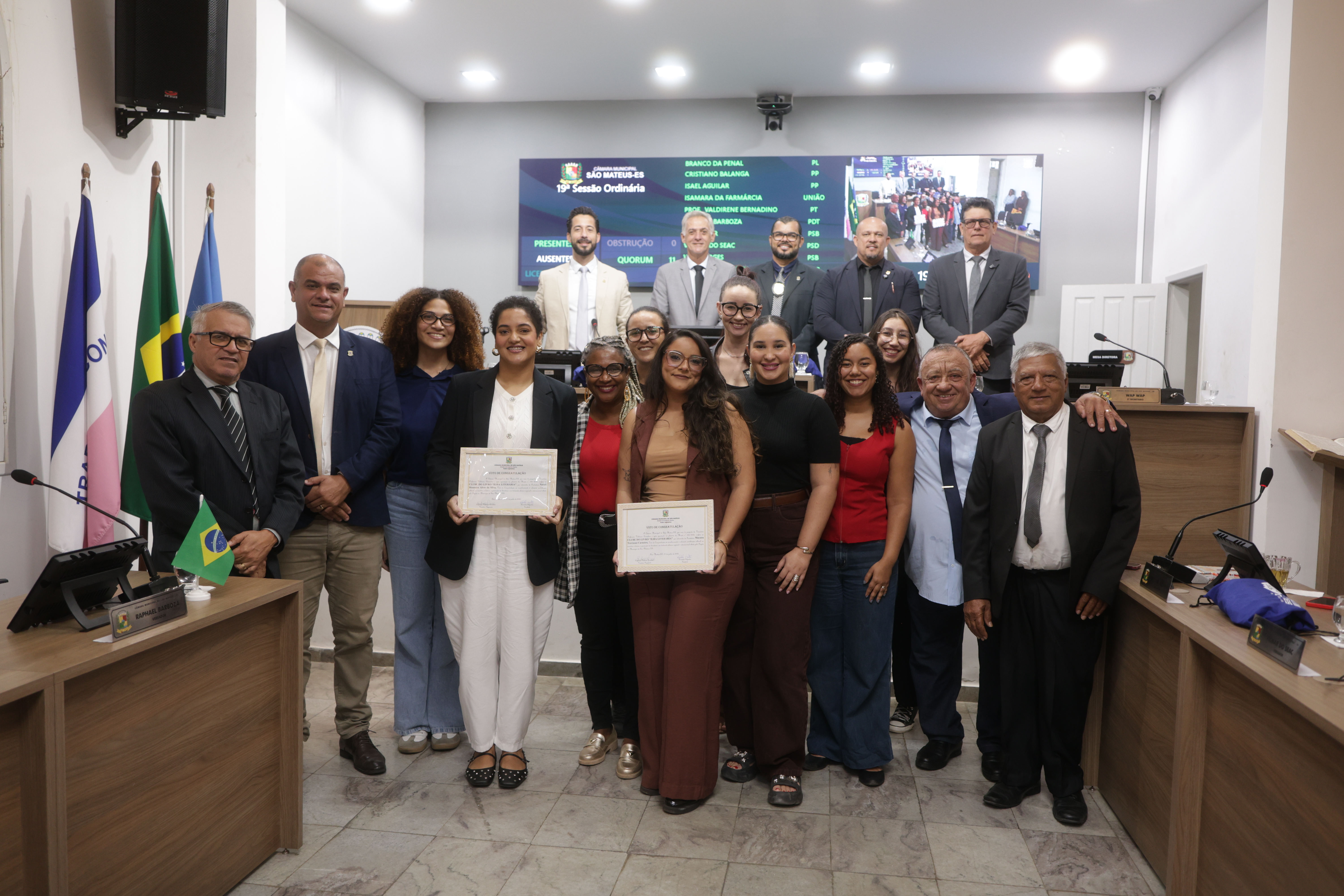 NOTÍCIA: Câmara Municipal de São Mateus realizou a 19ª Sessão Ordinária de 2026, nesta segunda feira 08 de junho de 2026