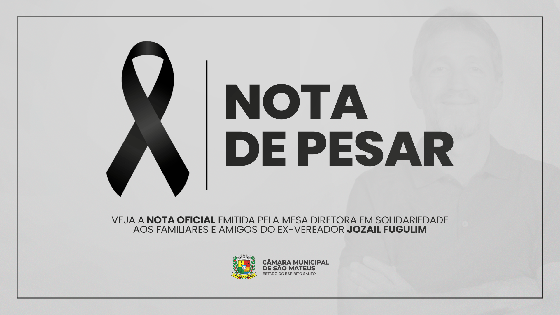 NOTA DE PESAR